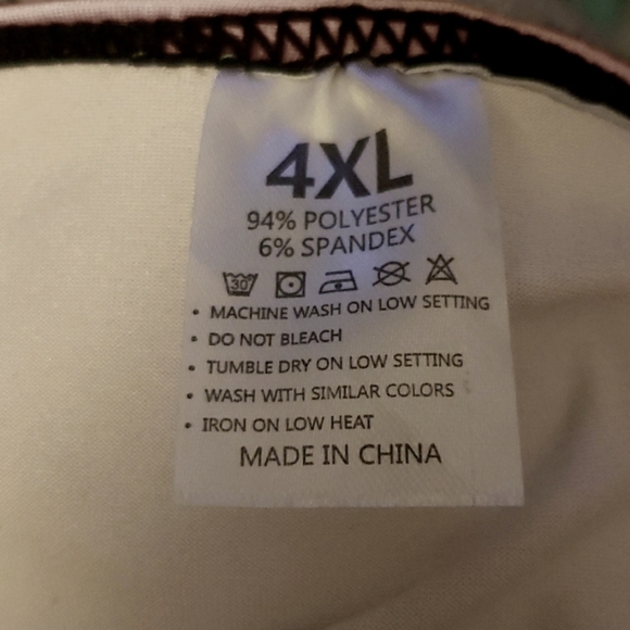 XXOCGOMG Gingerbread Christmas Short Sleeve Swing Dress Size 4X - Picture 10 of 11